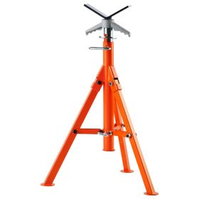 VEVOR Pipe Stand, 2500LBS Heavy Duty Pipe Jack Stands, 27.2"-52" Height Adjustable V Head Pipe Stand