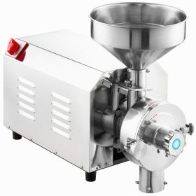 VEVOR Soybean Grinder Commercial Grinding Machine for Spices 2200W Corn Mill Grinder 50 KG/H Stainless Steel Corn Grinder Industrial Flour Millin