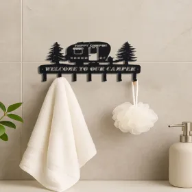 CIFbuy Rustic Pine Tree Wall Hooks Heavy Duty Iron Coat Key Rack Entryway Organizer(TikTok, Temu Pick-up Service) (Option: defaulttitle)
