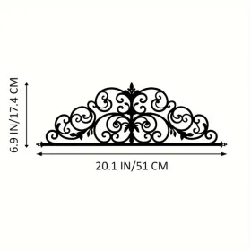 CIFbuy Vintage Floral Iron Over-The-Door Hanger Reversible Seasonal Wall Door Decor For Living Room Bedroom Kitchen Bathroom(TikTok, Temu Pick-up (Option: defaulttitle)